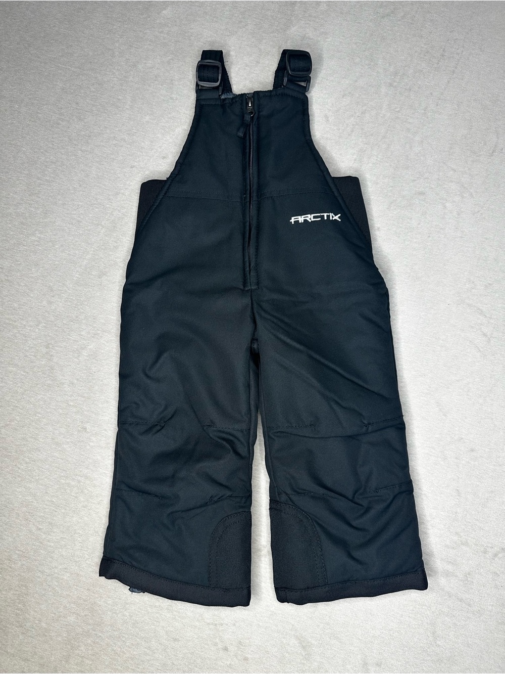 Arctix Kids Black Snow Bibs - Insulated Winter Overalls
